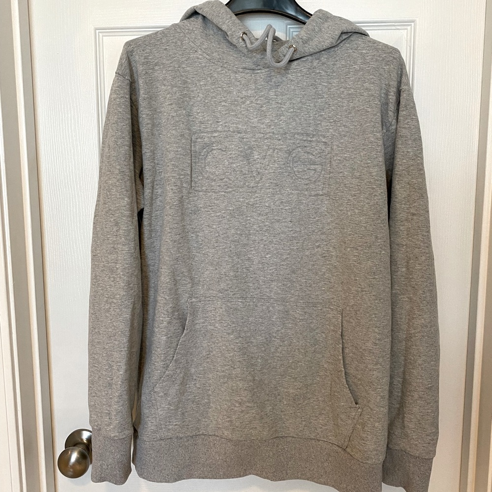 CVG embossed logo hoodie